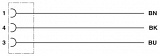 SAC-3P-M12FR/8,0-PUR/M12FRV