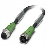 SAC-8P-M12MS/5,0-PUR/M12FS